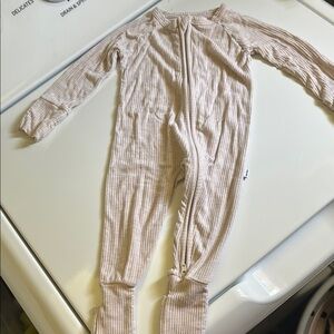Little Sleepies Cream Footies One Piece